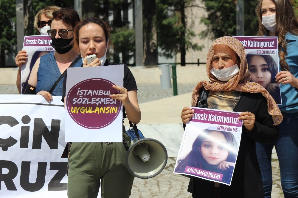 Manisalı kadınlar Ceren için sessiz kalmadı 