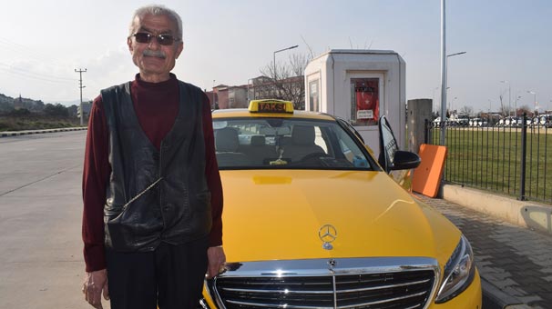 Manisa'nın Alaşehir ilçesinde 240 bin liralık lüks aracı taksi yaptı