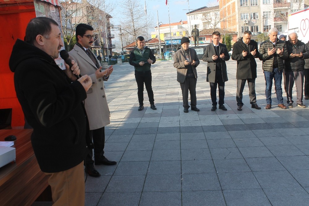 Manyas’ta İdlip için yardım kampanyası başlatıldı 