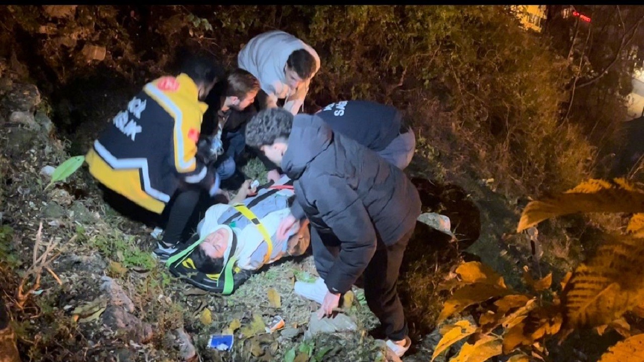 Manzara izlerken surlardan düştü!