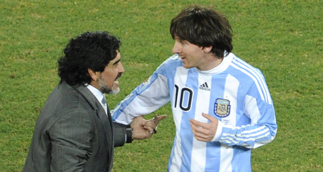 Maradona, Messi'ye çağrı yaptı: Bırak ve asla geri dönme