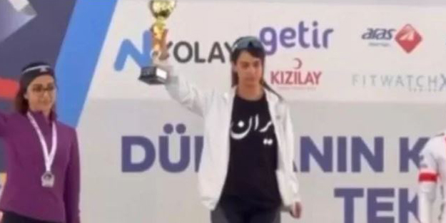 Maraton İstanbul'da birinci olmuştu! İran'dan Nilüfer Merdani'ye başörtüsü kınaması