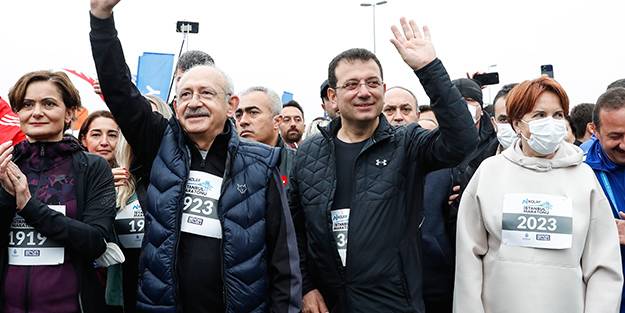 Maratonda dikkat çeken ayrıntı! Kılıçdaroğlu ve Akşener'in numaraları neyi ifade ediyor?