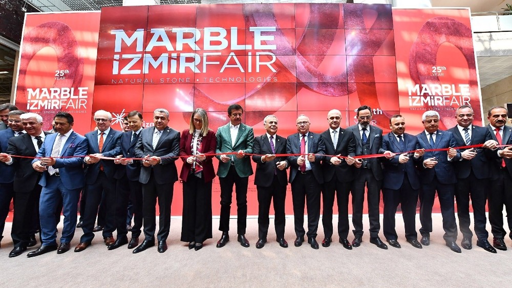 MARBLE İzmir Fuarı doğal taş sektörünü, doğal taş sektörü de fuarı büyüttü 