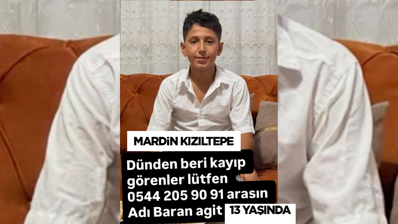 Mardin Kızıltepe'de kayıp çocuk! Acılı aile halktan yardım bekliyor