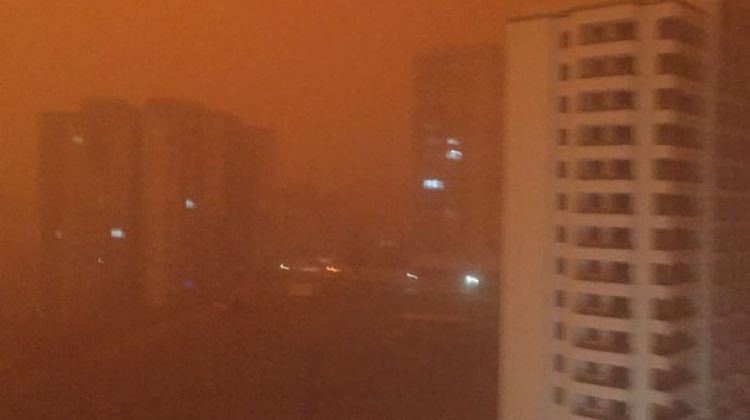 Mardin toz bulutu altında kaldı