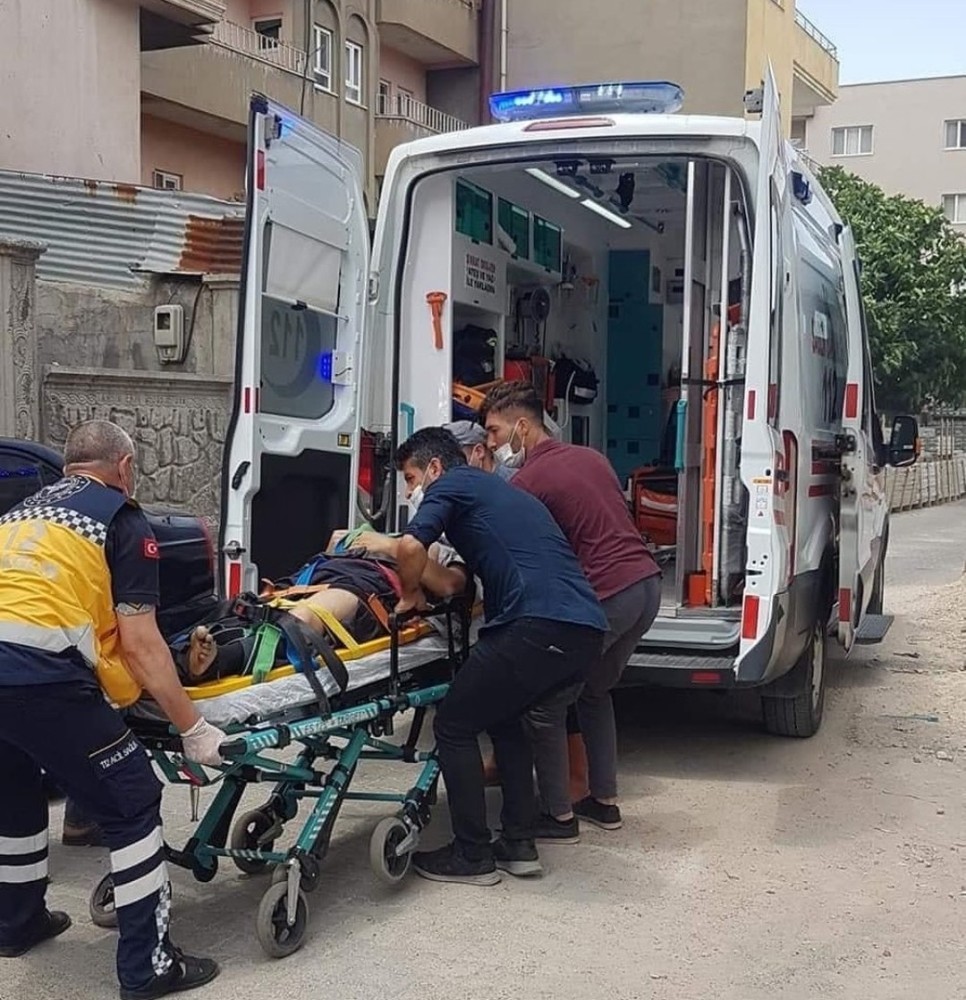Mardin’de akıma kapılan 2 inşaat işçisi yaralandı 