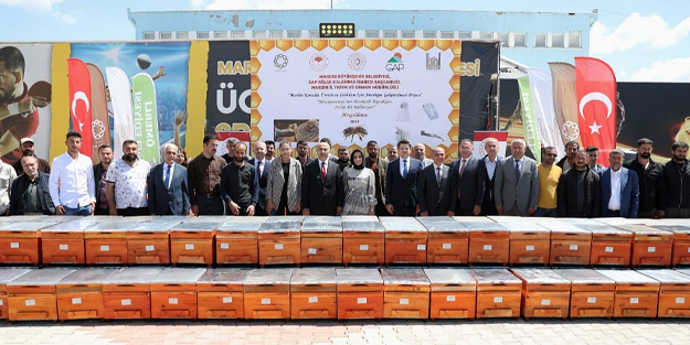 Mardin'de bal üreticilerine destek