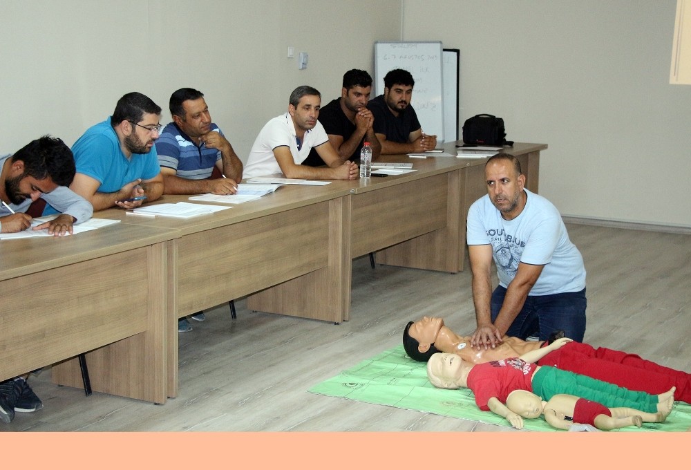 Mardin’de Dicle Elektrik çalışanlarına sertifikalı ilk yardım eğitimi 