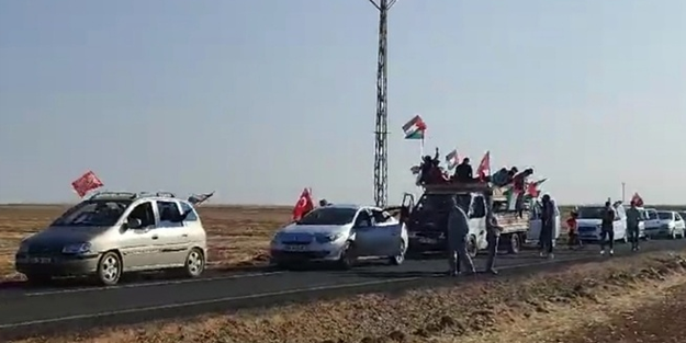 Mardin’de Filistin’e destek konvoyu düzenlendi