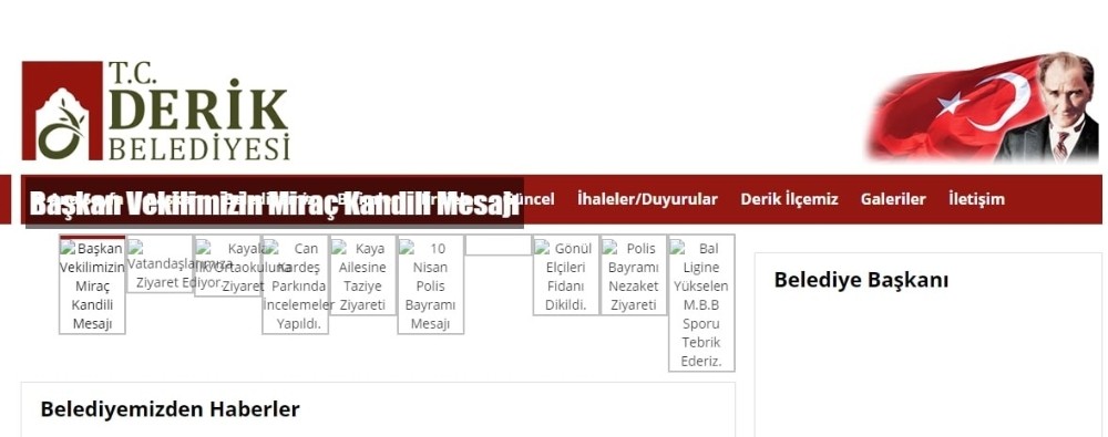 Mardin’de HDP’li belediyeler resmi web sitelerinde Atatürk ve Türk bayrağı resmini kaldırdı 