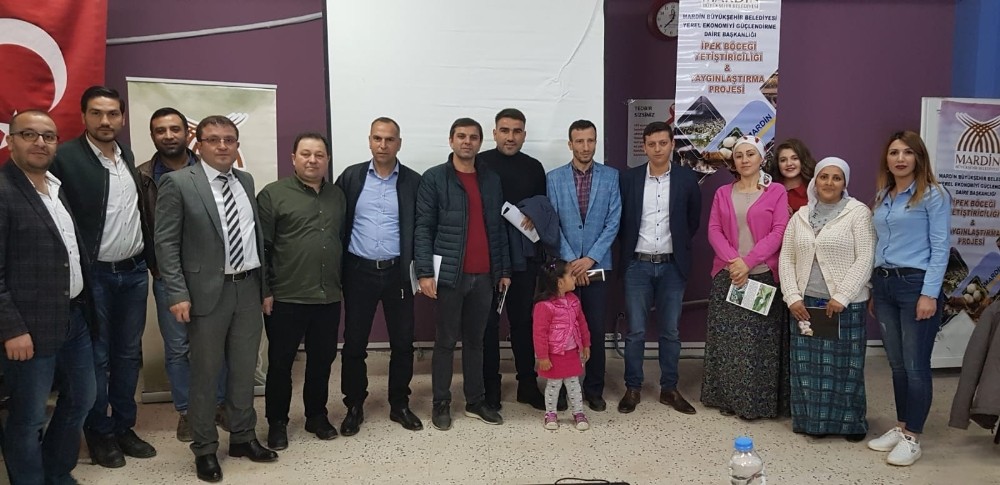 Mardin’de ipek böcekçiliği gelişiyor 