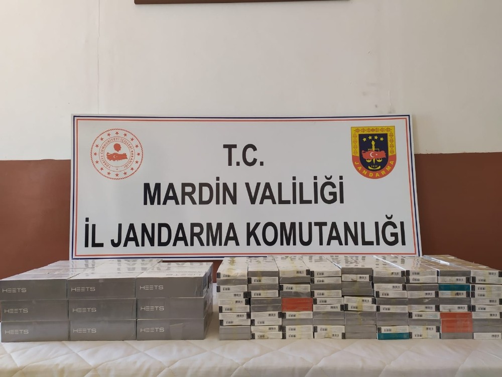 Mardin’de jandarma 40 bin TL değerinde kaçak sigara ele geçirdi 