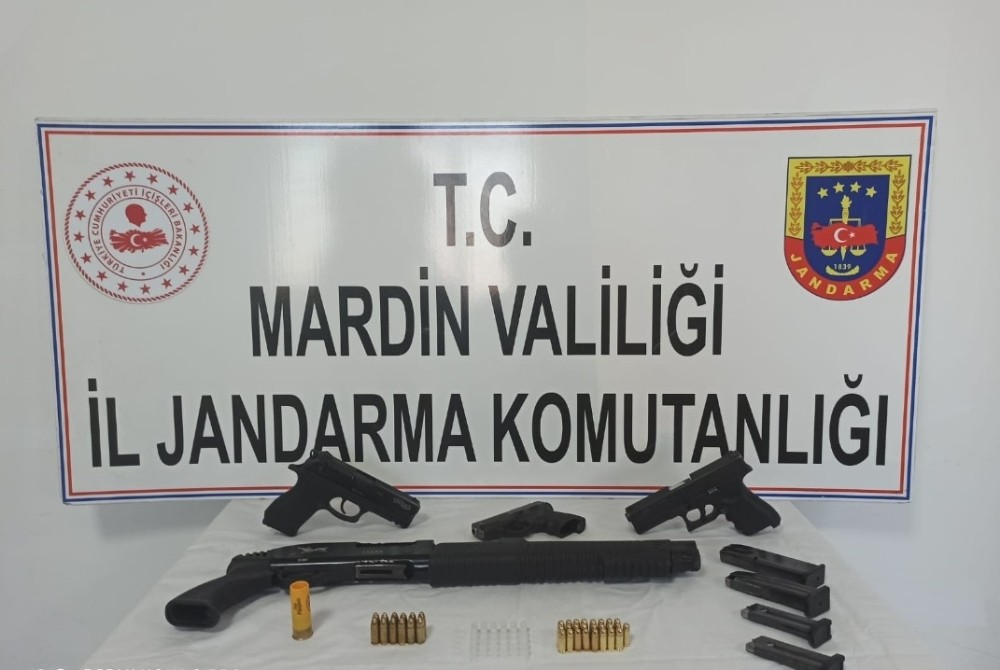 Mardin’de jandarmadan kaçak silah operasyonu 