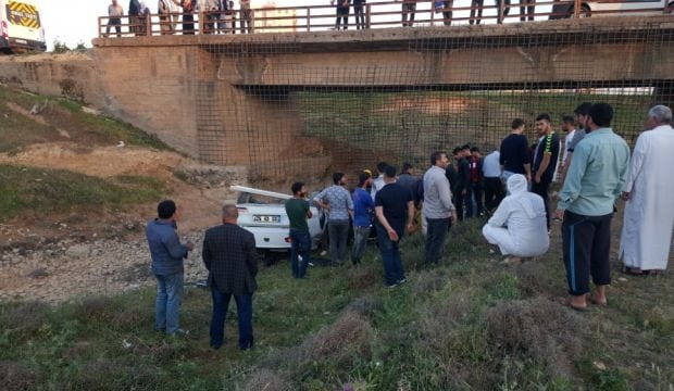 Mardin'de otomobil köprüden uçtu: 1 ölü, 1 yaralı