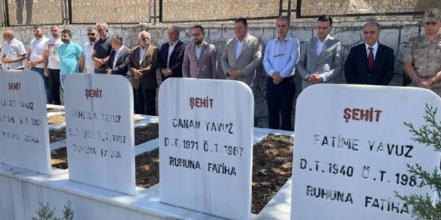 Mardin'de PKK'lı teröristlerin şehid ettiği 30 köylü dualarla anıldı