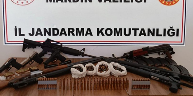 Mardin'de silah ve mühimmat ele geçirildi