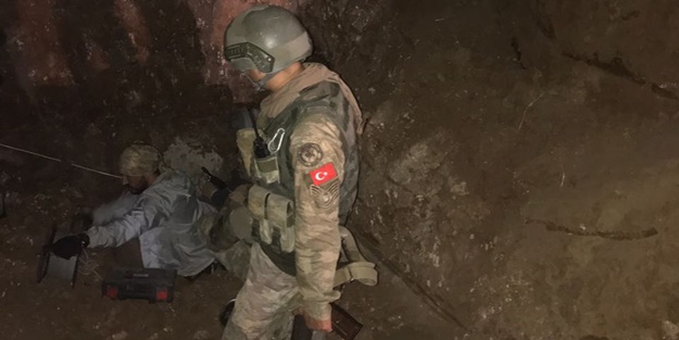 Mardin'de Suriye'ye açılan tünel bulundu