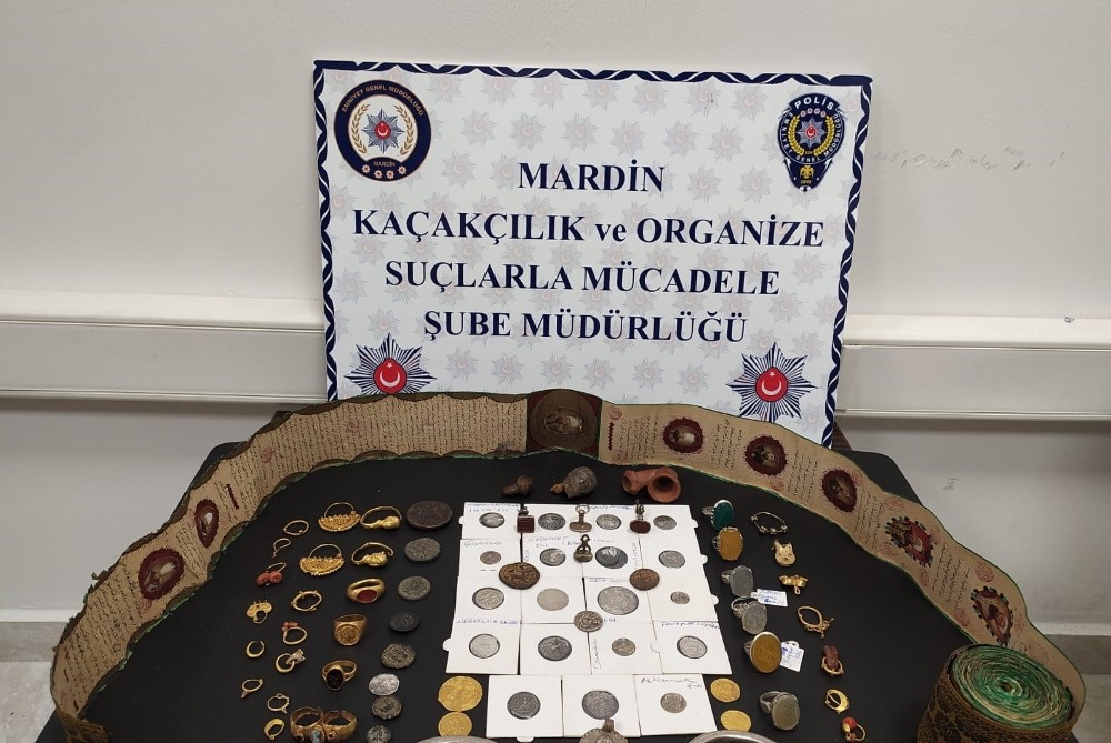 Mardin’de tarihte kullanılan ilk para örneği ele geçirildi 