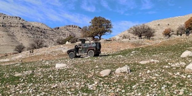 Mardin'de teröristlerin sığınağı imha edildi