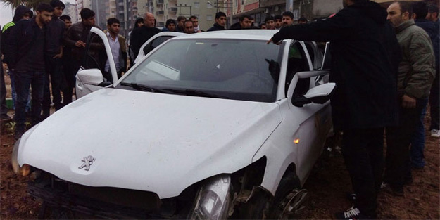 Mardin'de TIR ile otomobil çarpıştı