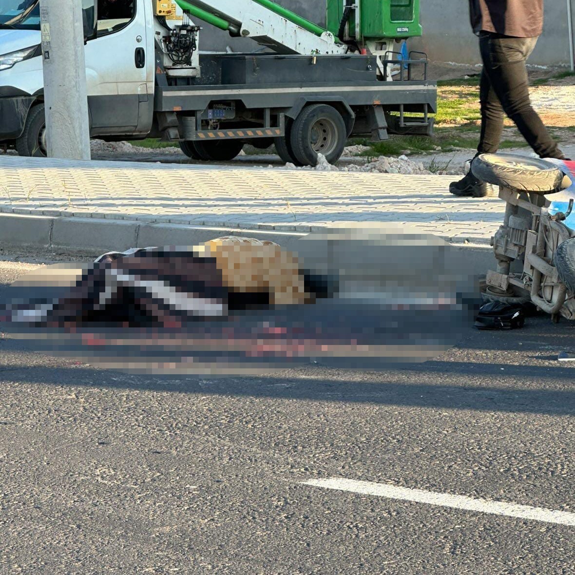 Mardin'de tırın motosiklete çarptığı kazada bir kişi öldü