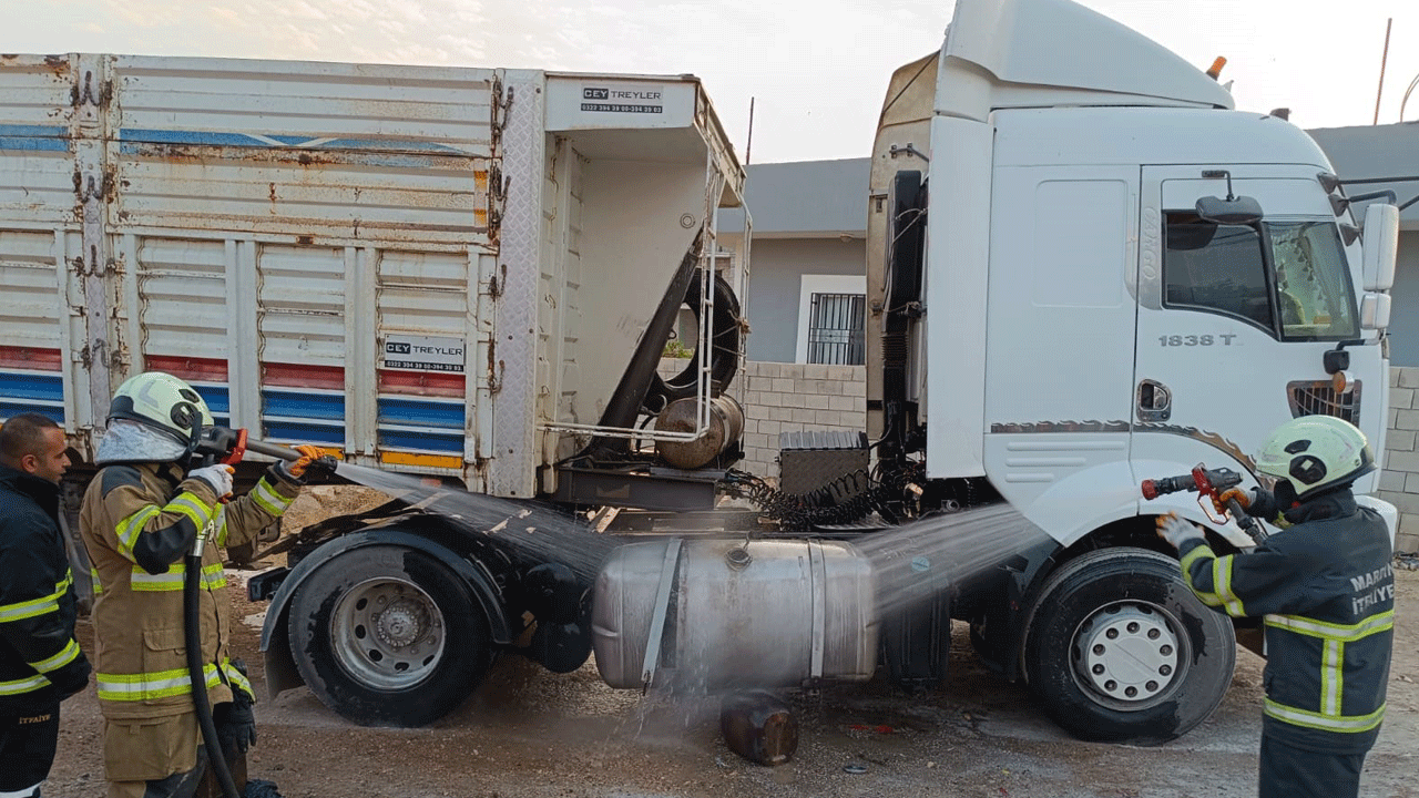 Mardin'de tırın yakıt deposu patladı: 7 kişi yaralandı