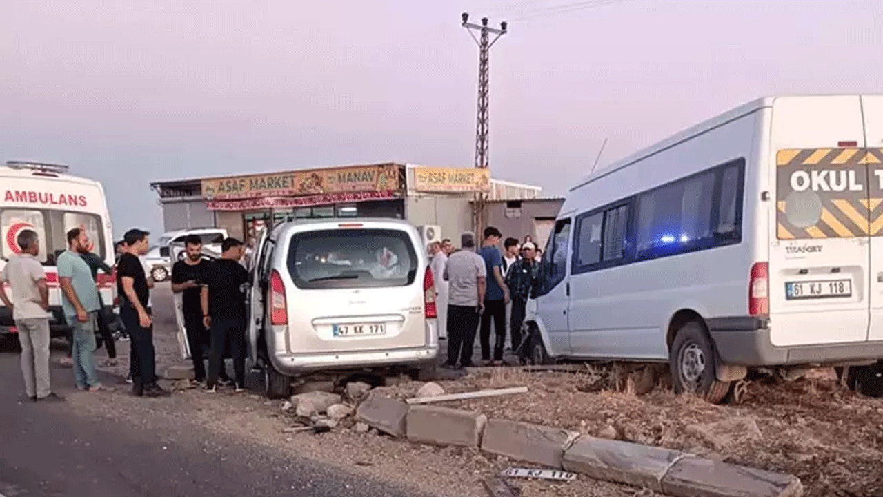 Mardin’de zincirleme kaza! 9 kişi yaralandı