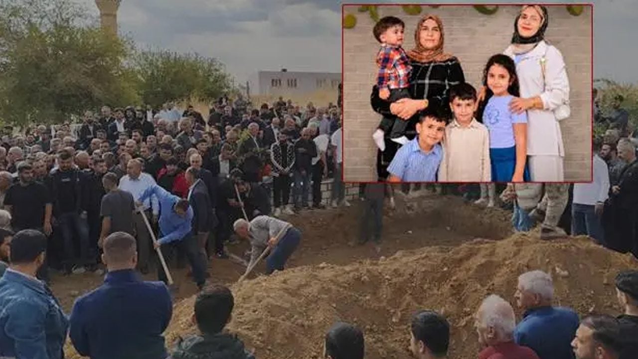 Mardin'deki kazada yürek burkan anlar: 2 anne ve 4 çocuk yan yana toprağa verildi