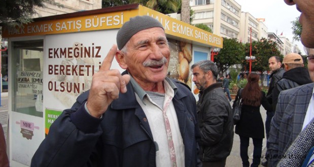 Mardinli yaşlı adamdan eylemcilere tepki!