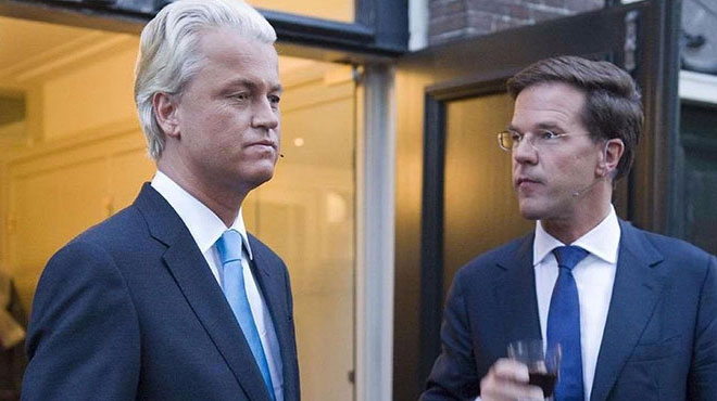 Mark Rutte ve Wilders oy için faşizm yarışına girdiler