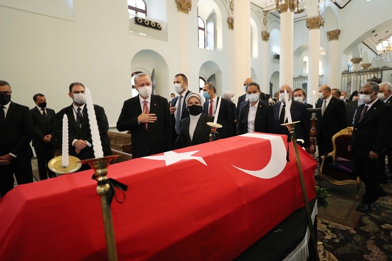 Markar Esayan cenazesine Cumhurbaşkanı Erdoğan da katıldı
