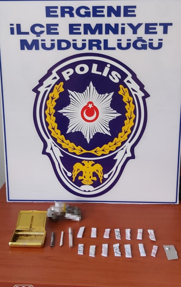 Market hırsızından uyuşturucu çıktı 