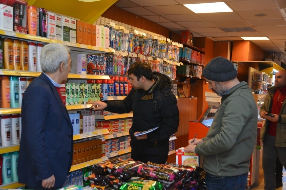 Marketlerde fiyat denetimi yapıldı 