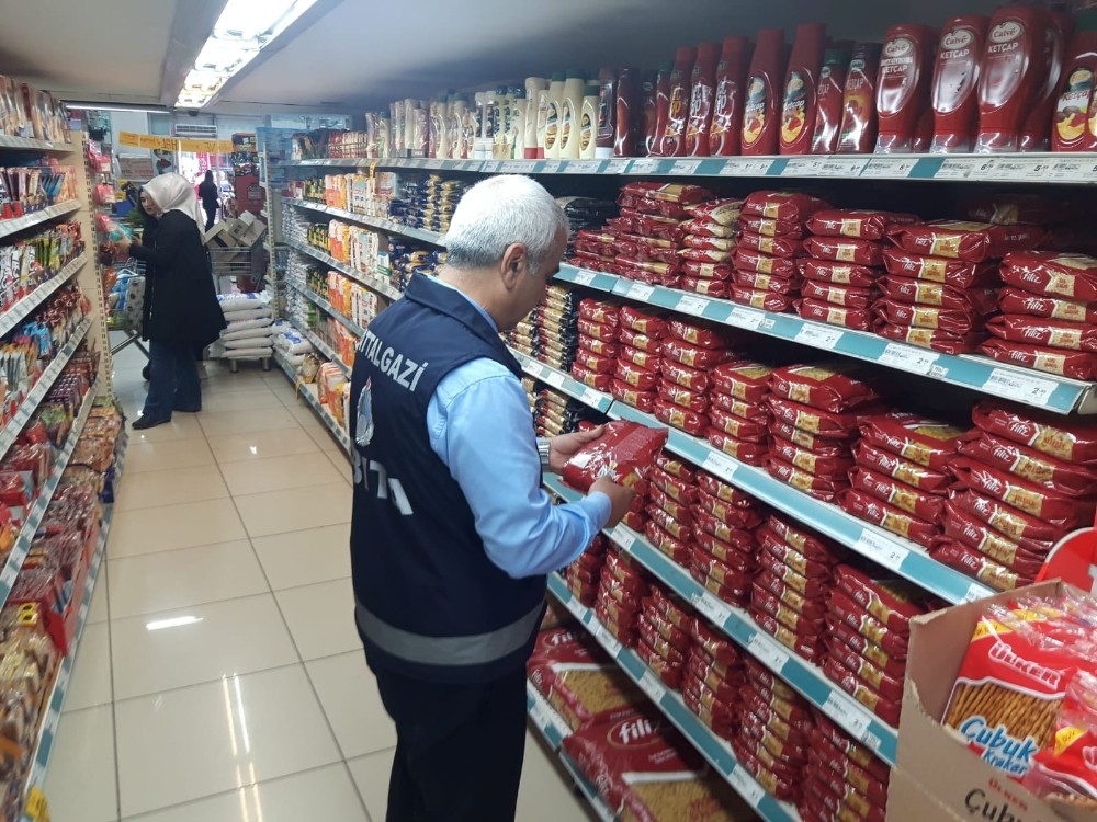 Marketlerde koronavirüs denetimi 