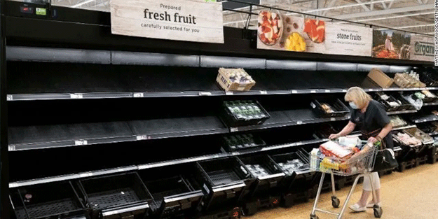 Marketlerde raflar boşaldı Büyük bir gıda krizi geliyor