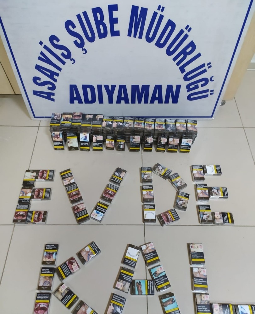 Marketten sigara çalan şahıslar yakalandı 