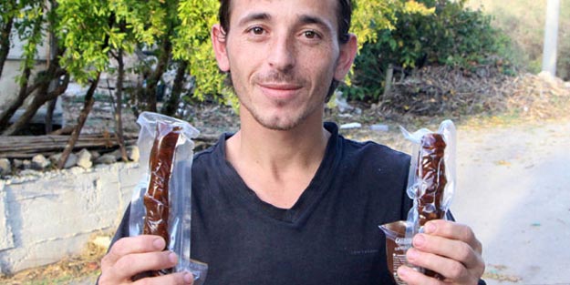 Marketten sucuk almak isterken hayatının şokunu yaşadı