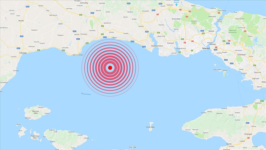 Marmara Denizi'nde 144 artçı sarsıntı meydana geldi