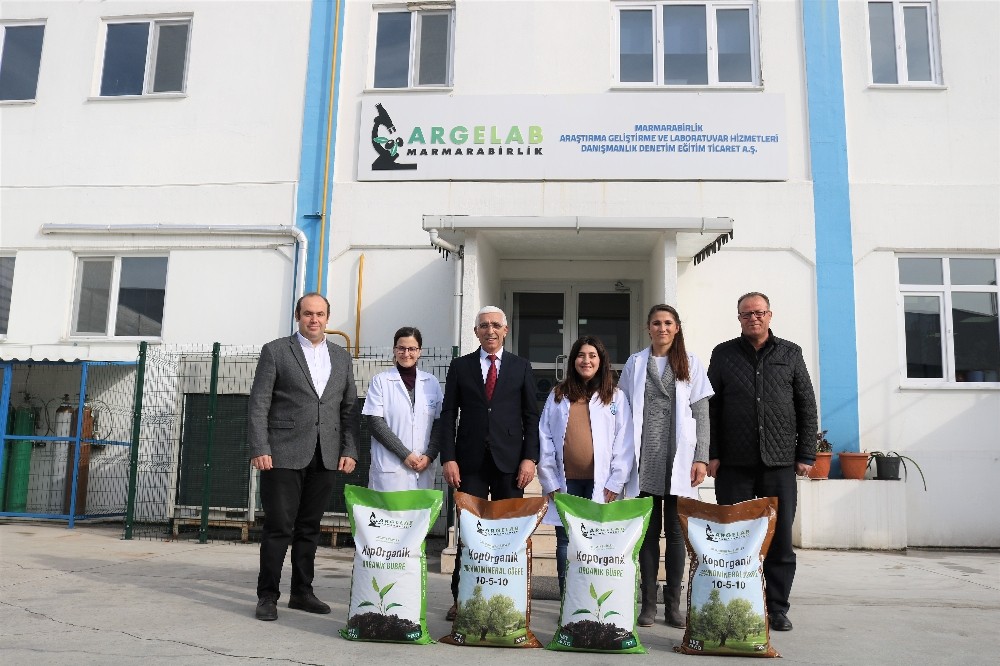 Marmarabirlik’ten organik gübre üretimi 