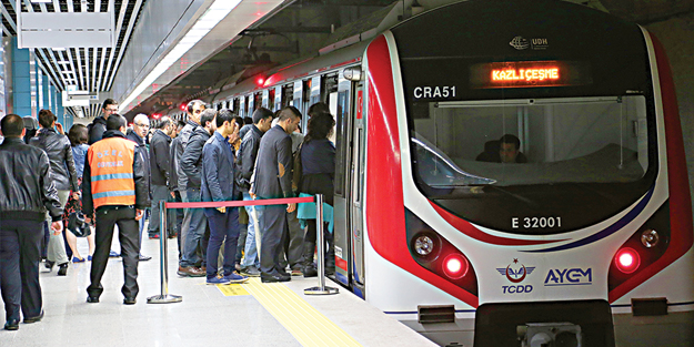 Marmaray ilk 6 ayda 21.5 milyon yolcu taşıdı