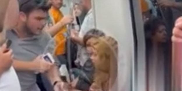 Marmaray'da 28 Şubat zihniyeti! Başörtülü kadına skandal saldırı