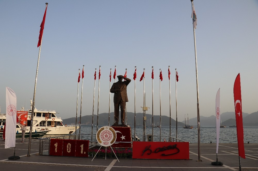 Marmaris 101. yılda saat 19.19’da tek yürek oldu 