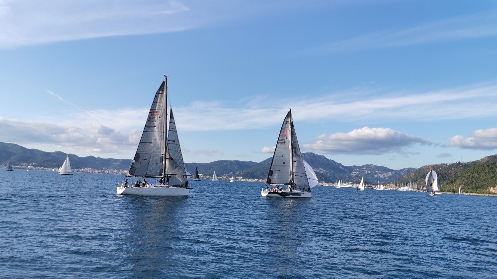 Marmaris 12.Kış Trofesi yarışlarında ilk gün tamamlandı 