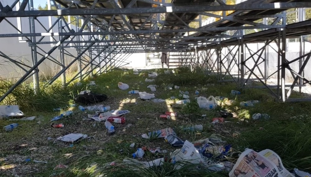 Marmaris Şehir Stadı tertemiz oldu 