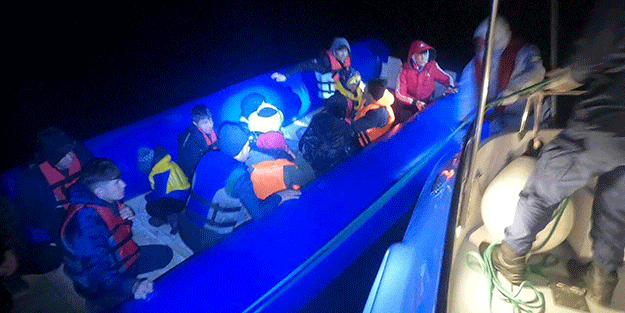 Marmaris'te 24 düzensiz göçmen yakalandı