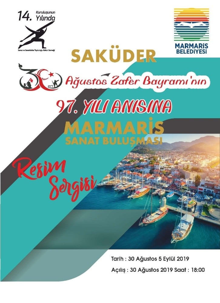 Marmaris’te 33 ressam 66 eserini sergileyecek 