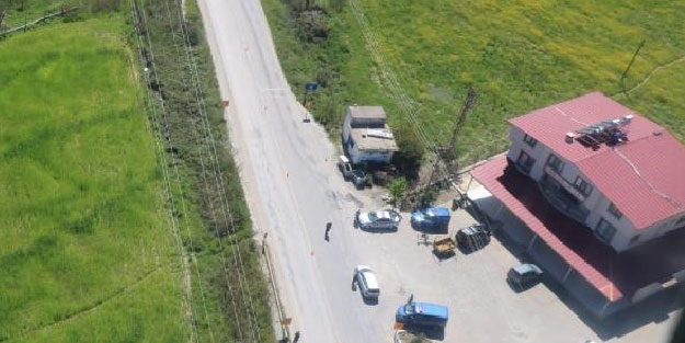 Marmaris'te havadan trafik denetimi! 17 sürücüye...