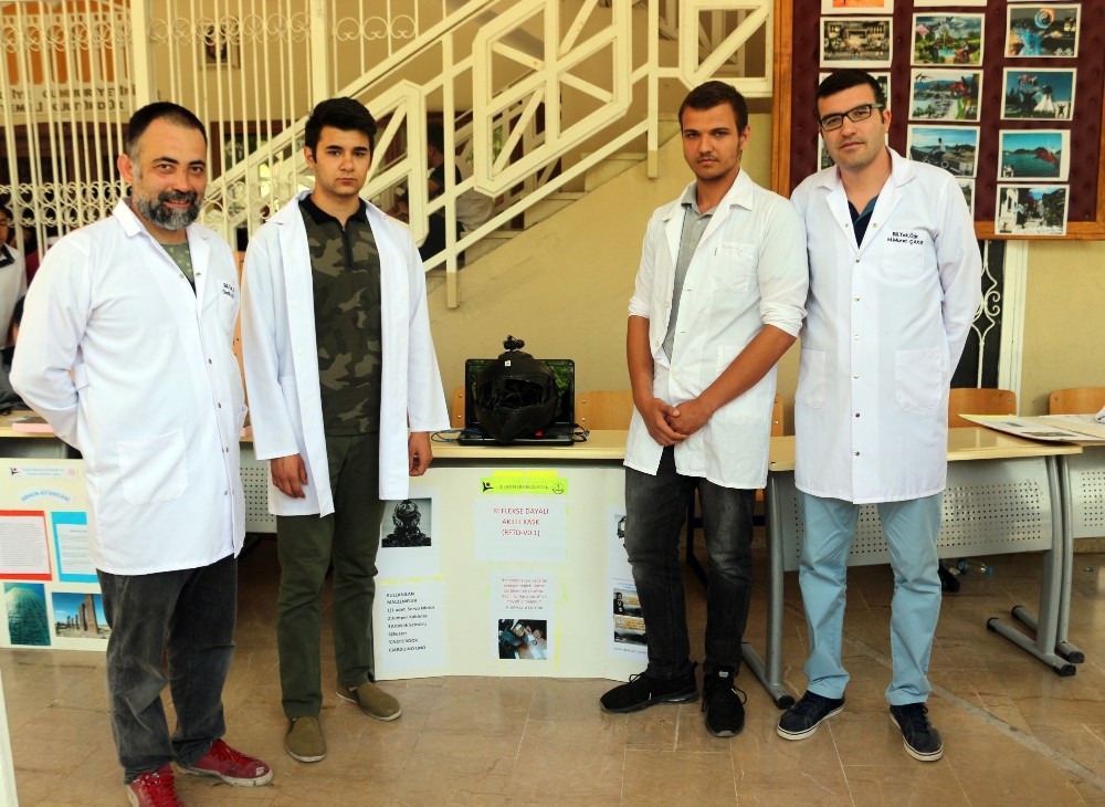 Marmaris’te liselilerin geliştirdiği kaskla suçlular anında tespit edilebilecek 