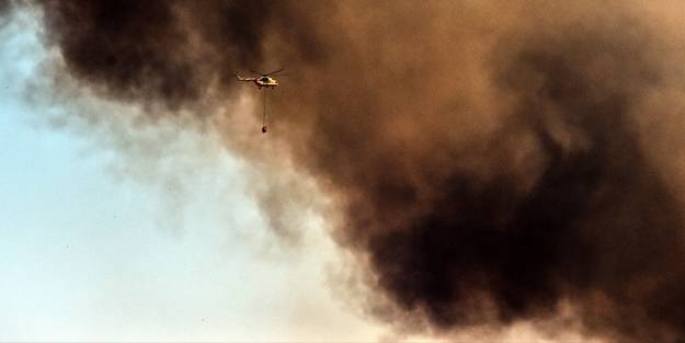 Marmaris'teki içler acısı durum havadan görüntülendi